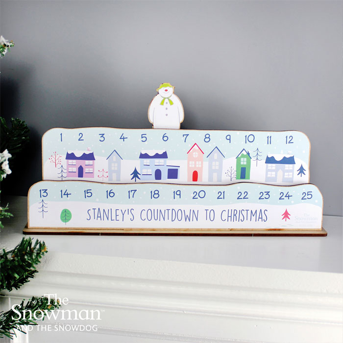 Personalised Make Your Own The Snowman Christmas Countdown