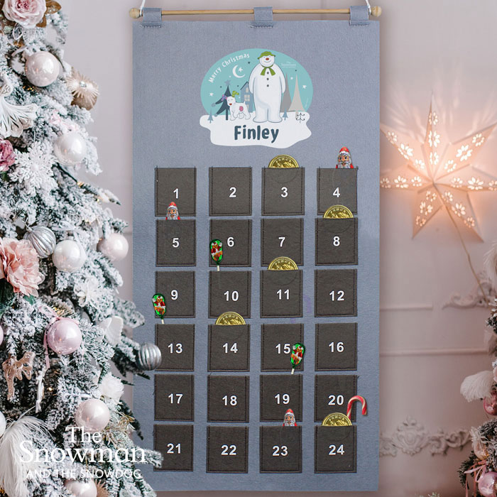 Personalised The Snowman and the Snowdog Advent Calendar