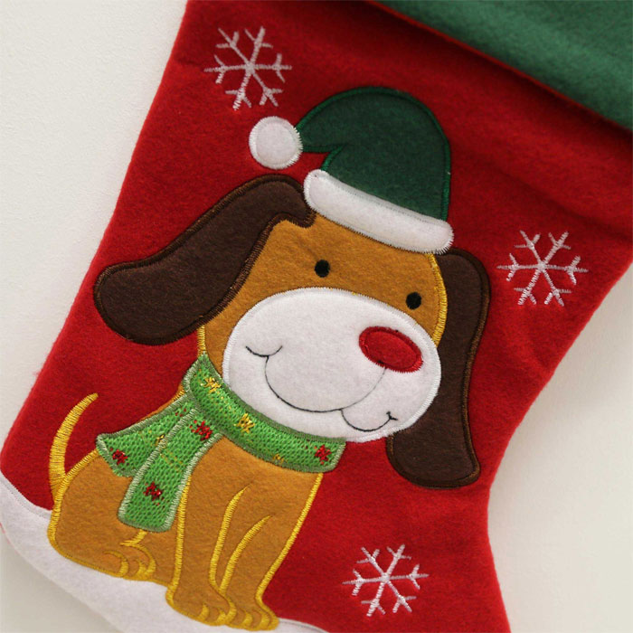 Luxury Personalised Pet Dog Christmas Stocking