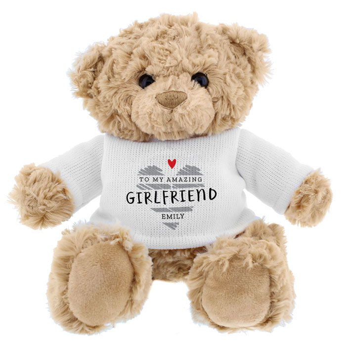 Personalised Valentines Day Teddy Bear