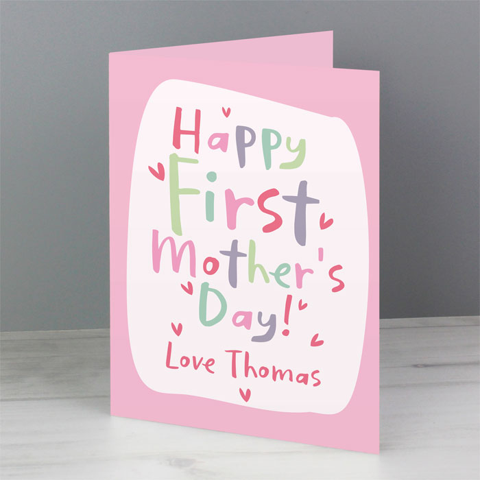 Personalised Happy First Mothers Day Card