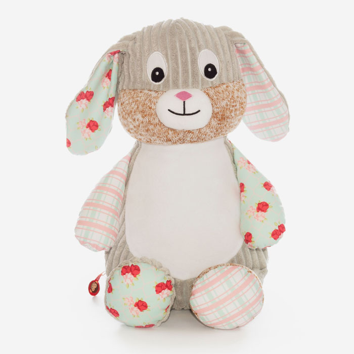 Personalised Cubbies Harlequin Bunny Chic Edition