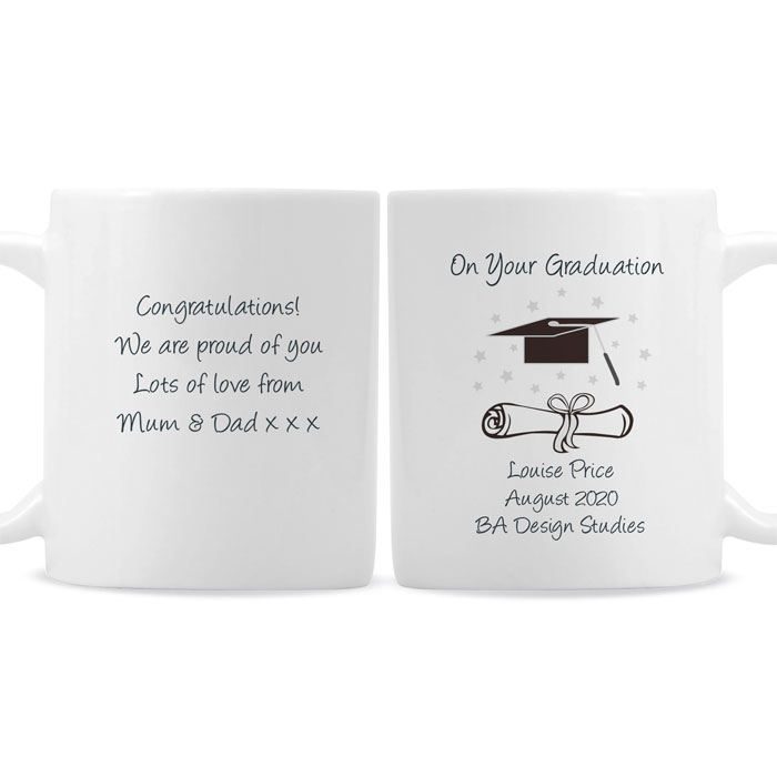 Personalised China Graduation Mug