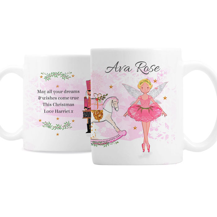 Girls Personalised Sugar Plum Fairy Mug