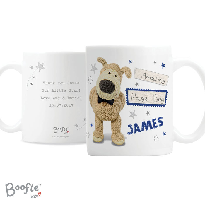 Personalised Boofle Page Boy Mug