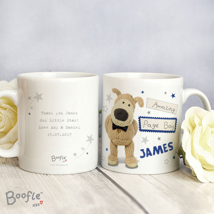 Personalised Boofle Page Boy Mug