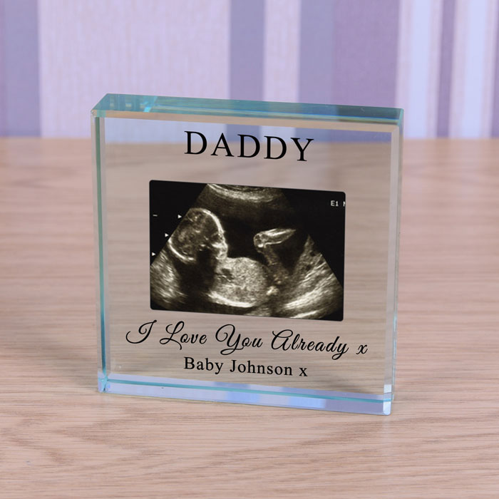Personalised Photo Baby Scan Token Love You Already