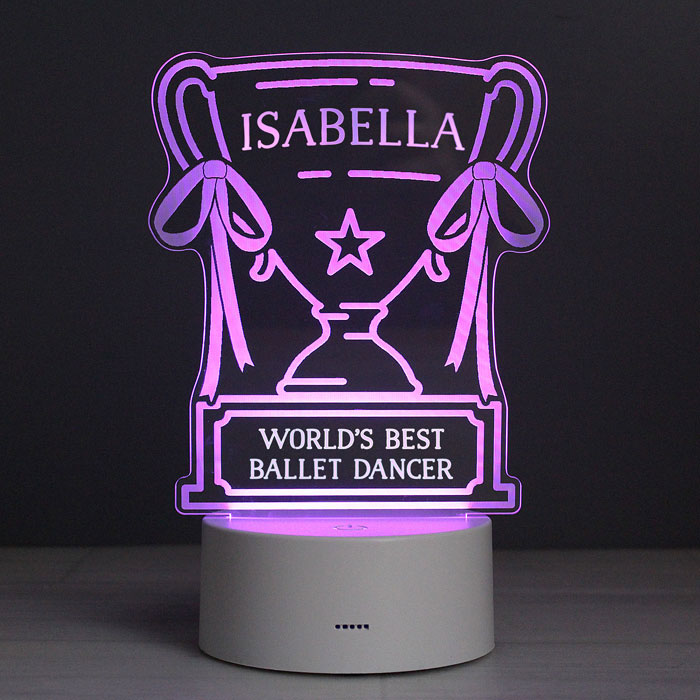 Personalised Trophy LED Colour Changing Light