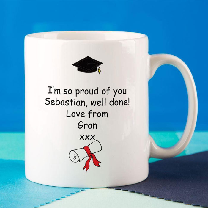 Personalised Male Graduation Mug For Him
