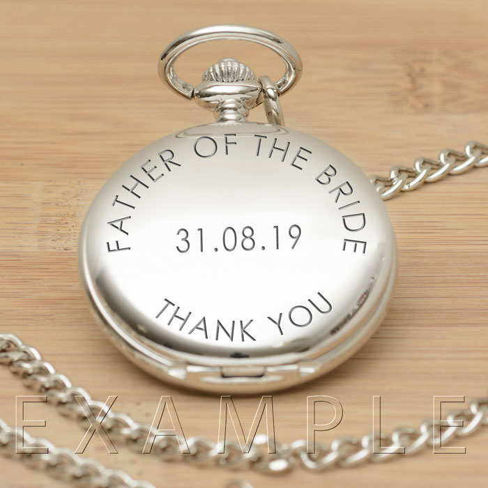 Personalised Engraved Pocket Watch Any Text