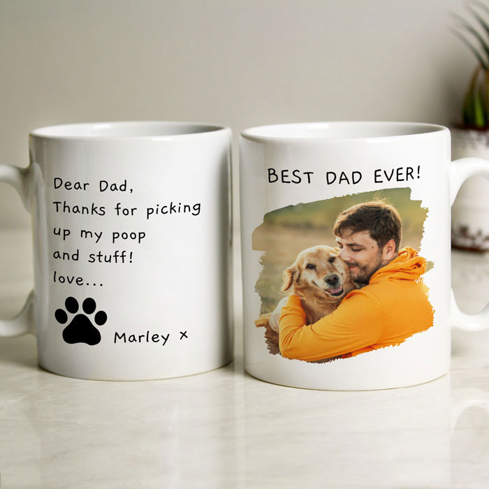 Personalised Any Text Pet Photo Upload Mug