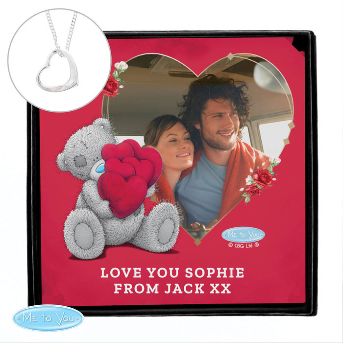 Personalised Me To You Photo Upload Necklace & Box