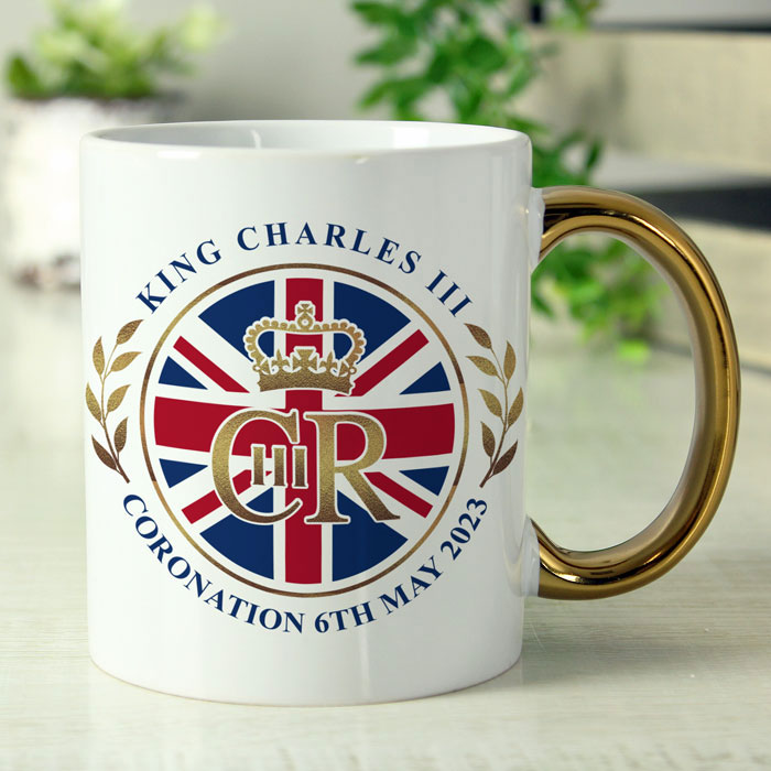 Personalised King Charles III Coronation Commemorative Mug