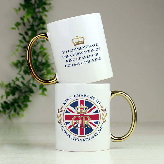 Personalised King Charles III Coronation Commemorative Mug
