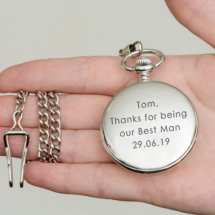 Engraved Pocket Watch Any Message