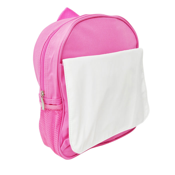 Personalised Girls Pink Photo Upload Backpack