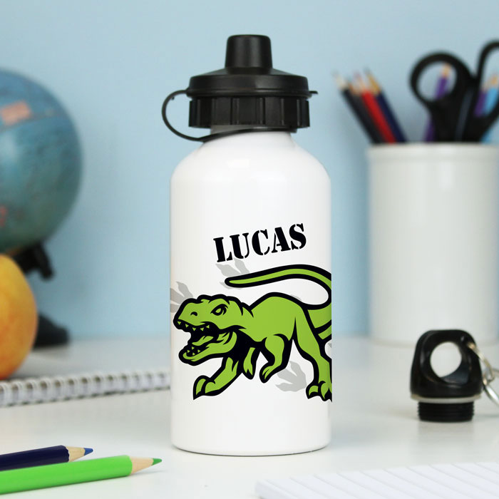Personalised Kids Dinosaur Drinks Bottle