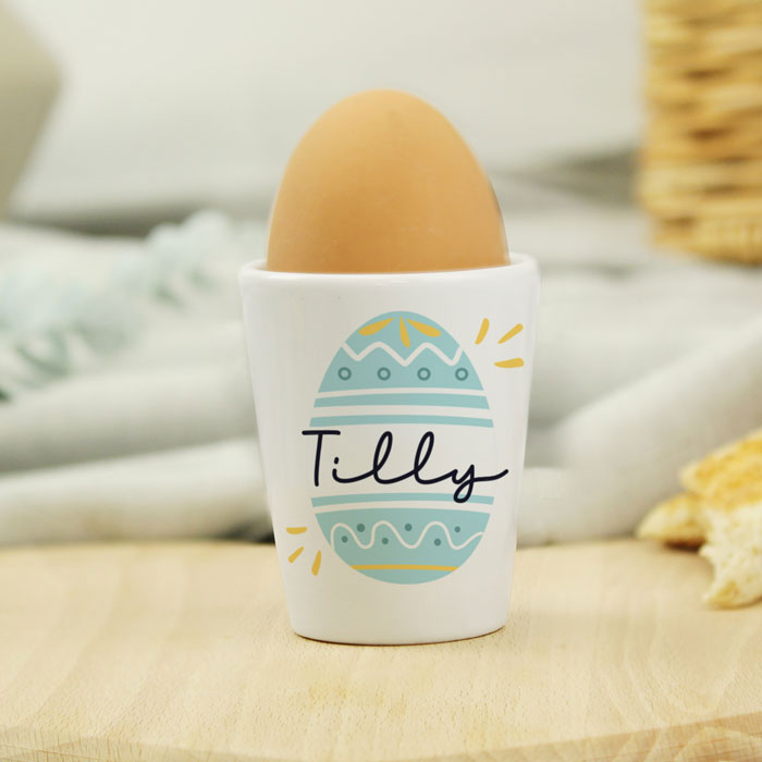 Personalised Ceramic Easter Egg Cup