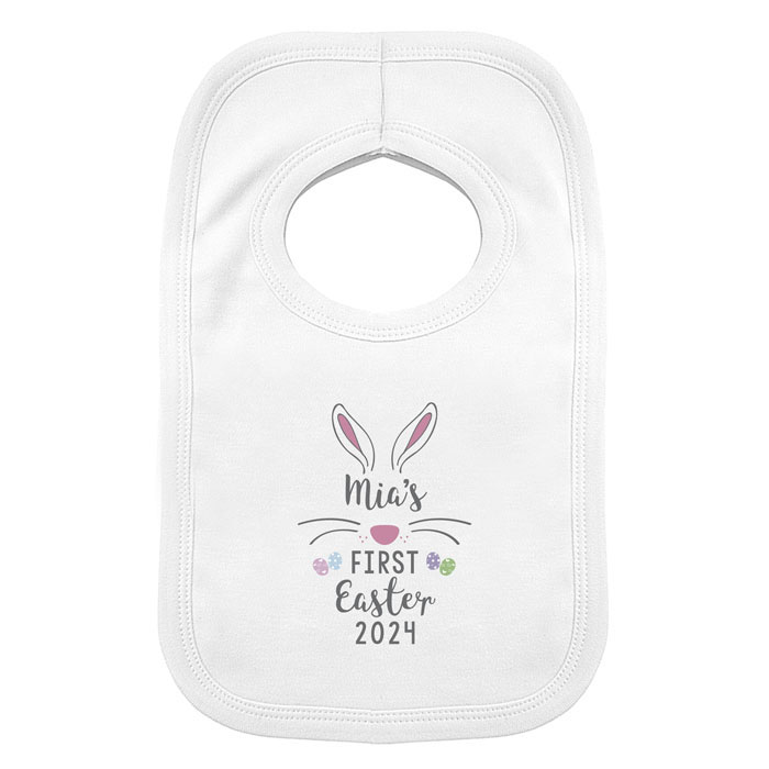 Personalised First Easter Baby Bib