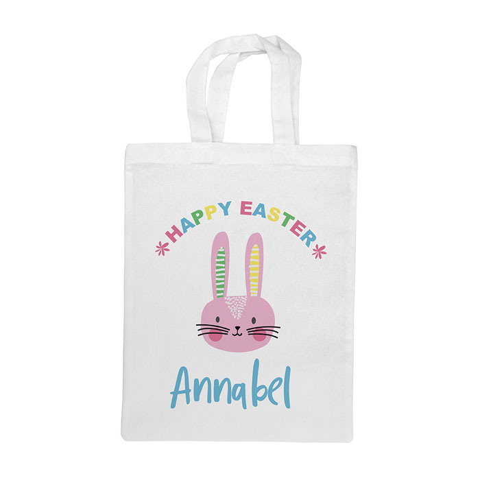 Personalised Easter Bunny Egg Hunt Bag