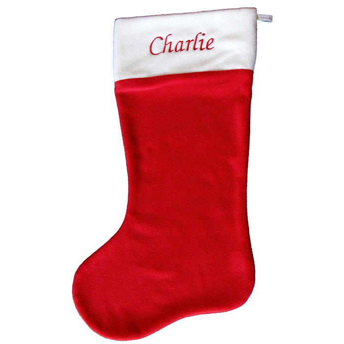 Personalised Giant Red Christmas Stocking