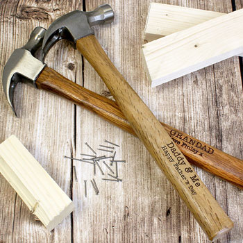 Personalised Hammer DIY Gift For Dad or Granddad