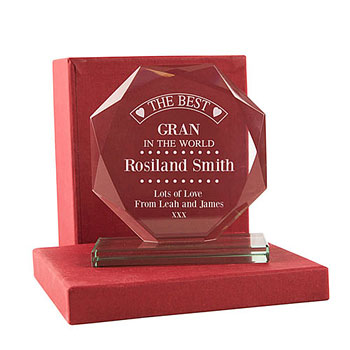 Personalised The Best Gran in the World Presentation Gift