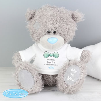 Personalised Me To You Page Boy Teddy Bear Thank You Gift