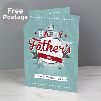 Personalised 50's Style Retro Greeting Card