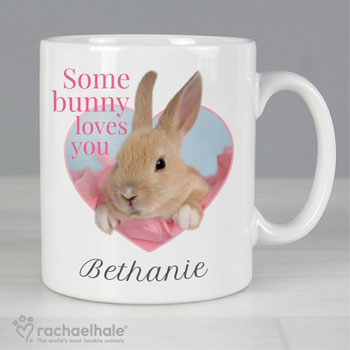 Rachael Hale Some Bunny Personalised Mug Easter Gift