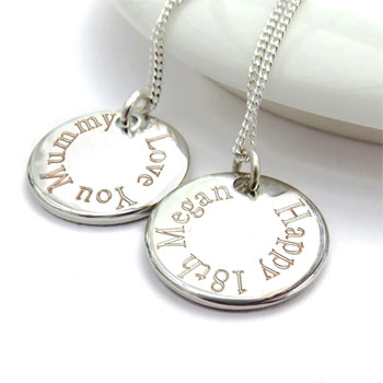 Personalised Stainless Steel Edge Necklace