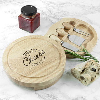 Personalised Hands Off Cheese Board Set