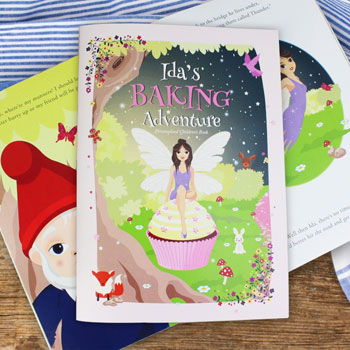 Girl's Personalised Fairy Baking Adventure Cook Book