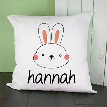 Personalised Little Bunny Cushion Cover