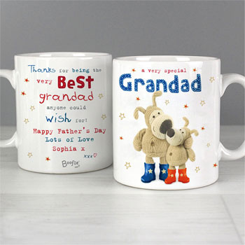Personalised Boofle Special Grandad Gift China Mug