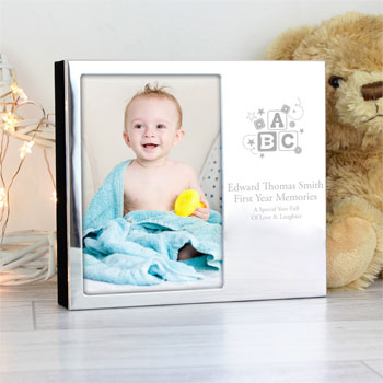 Personalised ABC 6x4 Inch Photo Frame Baby Album