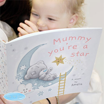Personalised Tiny Tatty Teddy Mummy Your'e A Star, Poem Book