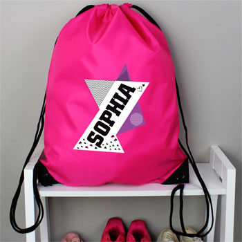 Girl's Personalised Dance Pink Kit Bag