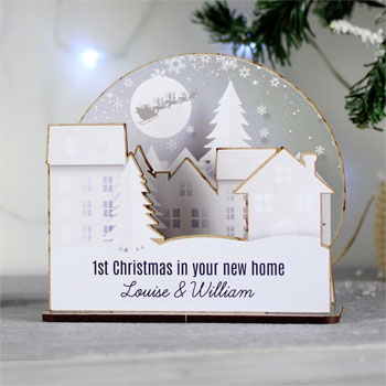 Personalised Make Your Own Town 3D Christmas Decoration Kit