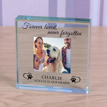 Personalised Pet Photo Memorial Token Always in our Hearts