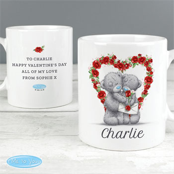 Personalised Me to You Tatty Teddy Valentine's Day Gift Mug