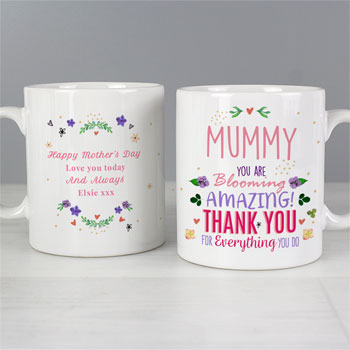 Personalised You Are Blooming Amazing Ceramic Mug