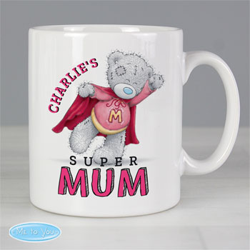 Personalised Me To You Ceramic Super Mum Mug