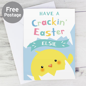 Personalised Have A Cracking Children's Easter Card