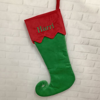 Large Personalised Cubbies Xmas Stocking - Various Colours