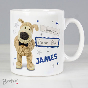 Personalised Boofle Page Boy Ceramic Mug Thank You Gift