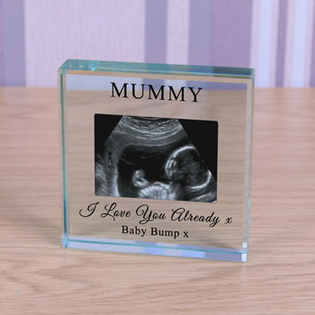 Personalised Photo Baby Scan Token - Love You Already