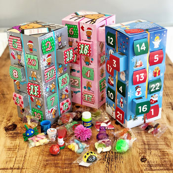 Kid's Prefilled Toys & Sweets Advent Calendar Box