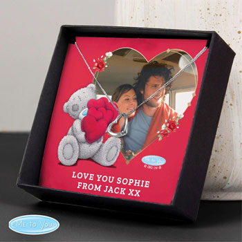Personalised Me To You Photo Upload Necklace & Box
