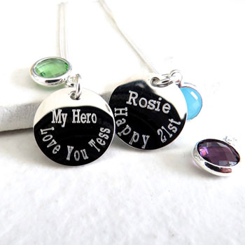 Personalised Birthstone Duchess Necklace